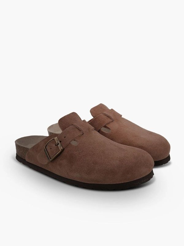 Сабо ортопедичні жіночі Riva, коричневий/велюр, G105785, TM Genuins (Іспанія)