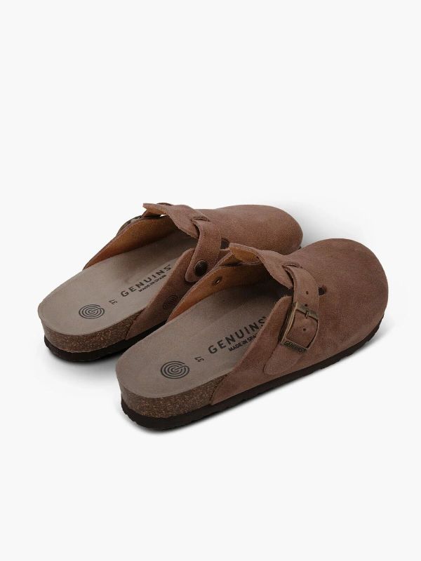 Сабо ортопедичні жіночі Riva, коричневий/велюр, G105785, TM Genuins (Іспанія)