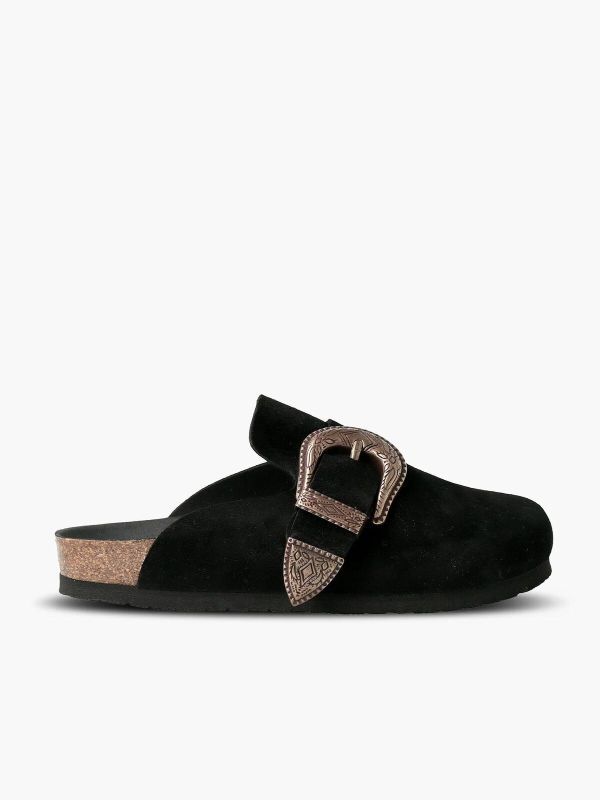 Сабо жіночі ортопедичні Huma, чорний/велюр, G105490, TM Genuins (Іспанія)