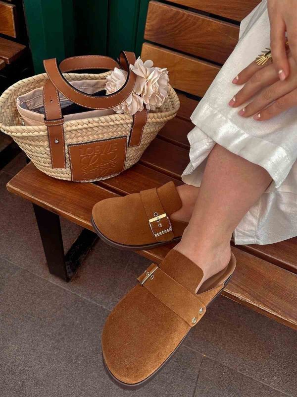 Сабо жіночі ортопедичні Izar, коричневий велюр, G104346, TM Genuins (Іспанія)