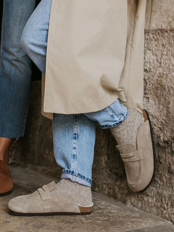 Сабо жіночі ортопедичні Lois, бежевий, хутро, G106585, TM Genuins (Іспанія)