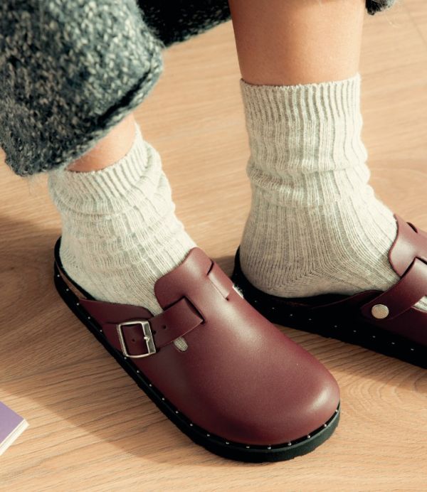 Сабо жіночі ортопедичні Riva Vegan, бордовий, G106639, TM Genuins (Іспанія)