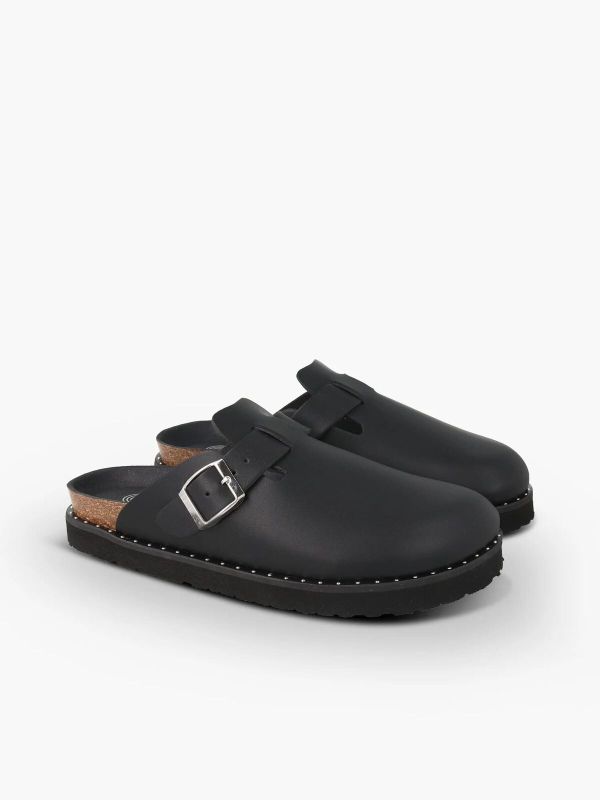 Сабо жіночі ортопедичні Riva Vegan, чорний, G106637, TM Genuins (Іспанія)