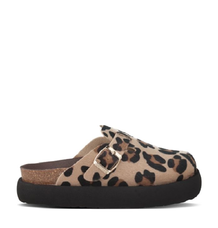 Сабо жіночі ортопедичні Riva Vegan, принт леопардовий, G106592, TM Genuins (Іспанія)