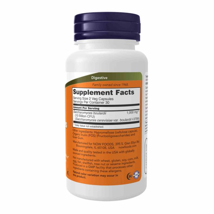 Saccharomyces Boulardii - 120 vcaps
