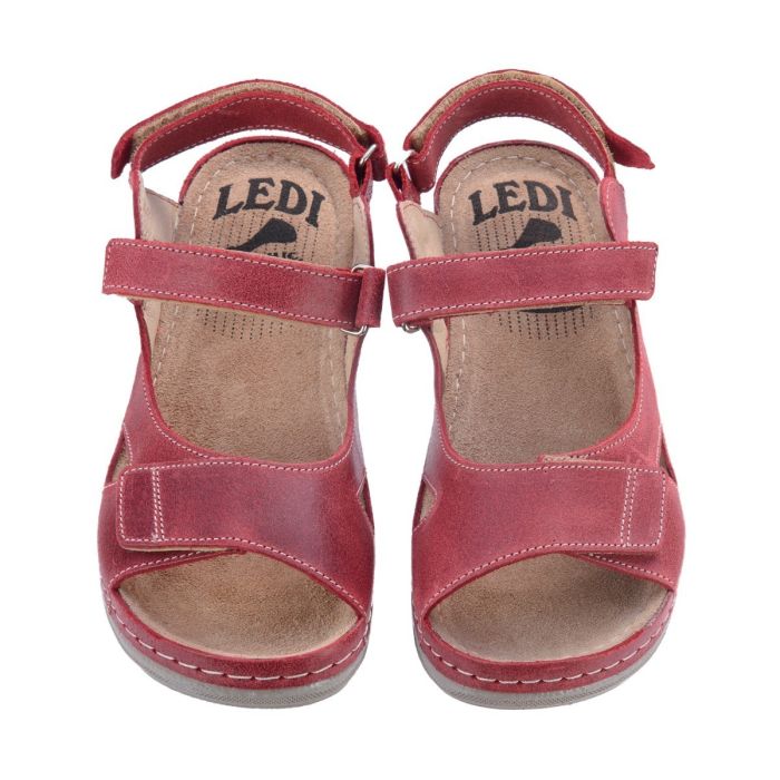 Сандалії анатомічні LEDI Anatomic 435 червоний