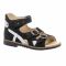 Сандалі ортопедичні, чорні,  The Leo 0073 
