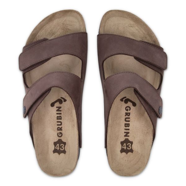 Шльопанці ортопедичні чоловічі Daglas, коричневий, 47431, Grubin (Сербія)