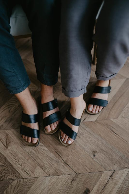 Шльопанці чоловічі ортопедичні Malta, Grubin (арт. gr-59405) чорний