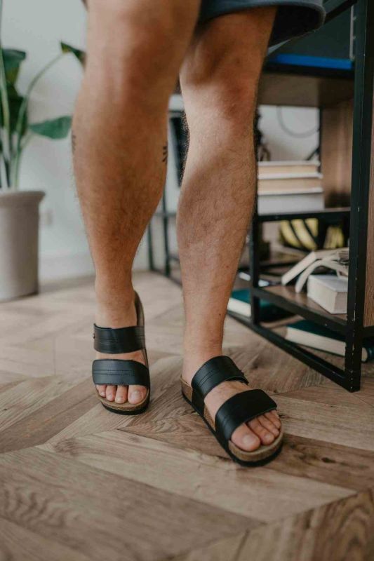 Шльопанці чоловічі ортопедичні Malta, Grubin (арт. gr-59405) чорний