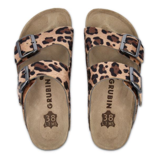 Шльопанці ортопедичні жіночі Arizona, Grubin (арт. gr-3366) тигровий