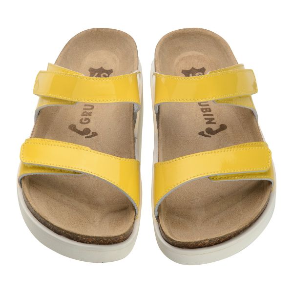 Шльопанці жіночі ортопедичні Jane, Grubin (жовтий)