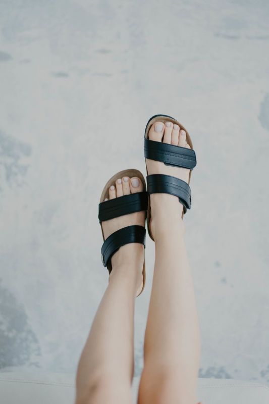 Шльопанці ортопедичні жіночі Malta, Grubin (арт. gr-59365) чорний