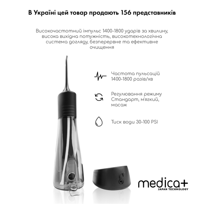 Портативный ирригатор Medica+ Prowater Clean 7.0 Black