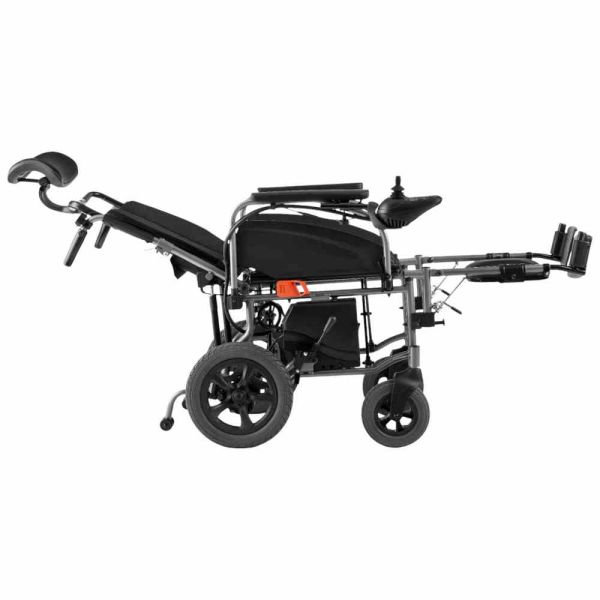 Складная электротележка с раскладной спинкой и подголовником OSD-D130HL