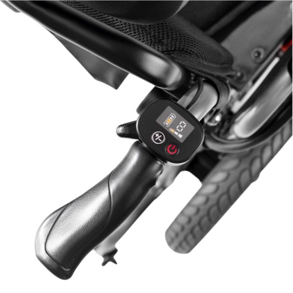 Складная электротележка с раскладной спинкой и подголовником OSD-D130HL