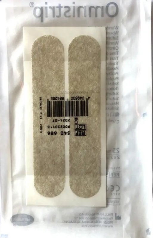 Смужки для безшовного закриття ран Omnistrip® / Омністріп 3мм x 76мм, 5 смужок (1х5шт)