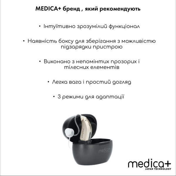 Універсальний слуховий апарат Medica+ SOUND CONTROL 15