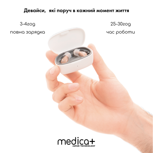 Універсальний слуховий апарат Medica+ Sound Control 16