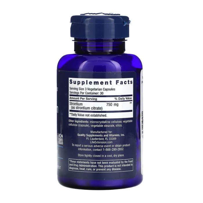 Strontium Caps 750 mg — 90 капсул для здоров’я кісток