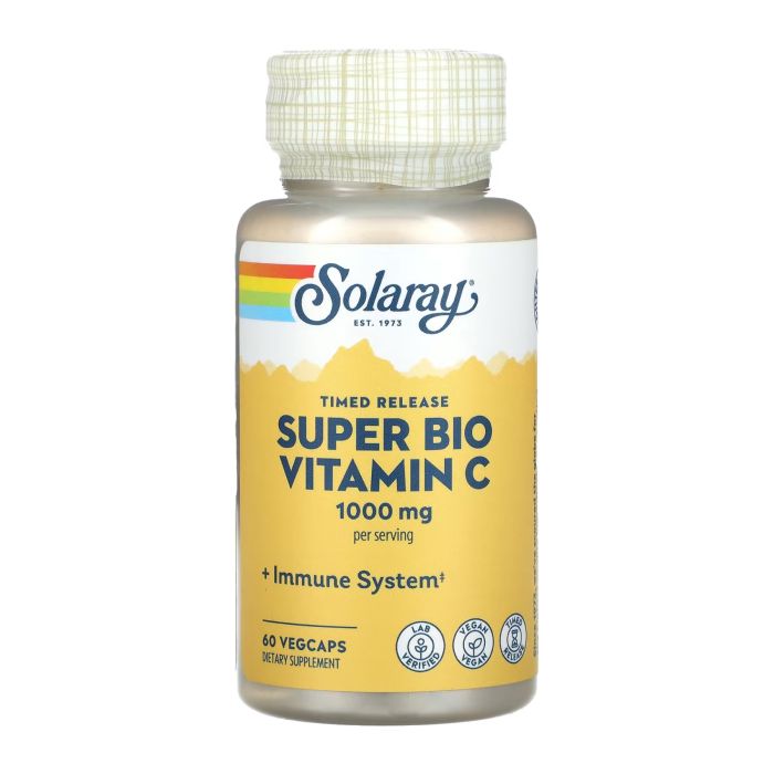 Super Bio Vitamin C 1000 mg – 60 капсул для підтримки імунітету та антиоксидантного захисту