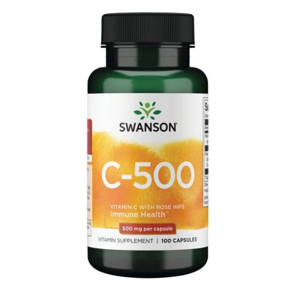 Swanson Vitamin C с шиповником – Иммунитет, антиоксиданты и ежедневная защита 500 мг- 100 caps Swanson Vitamin C с шиповником – Иммунитет, антиоксиданты и ежедневная защита 500 мг- 100 caps