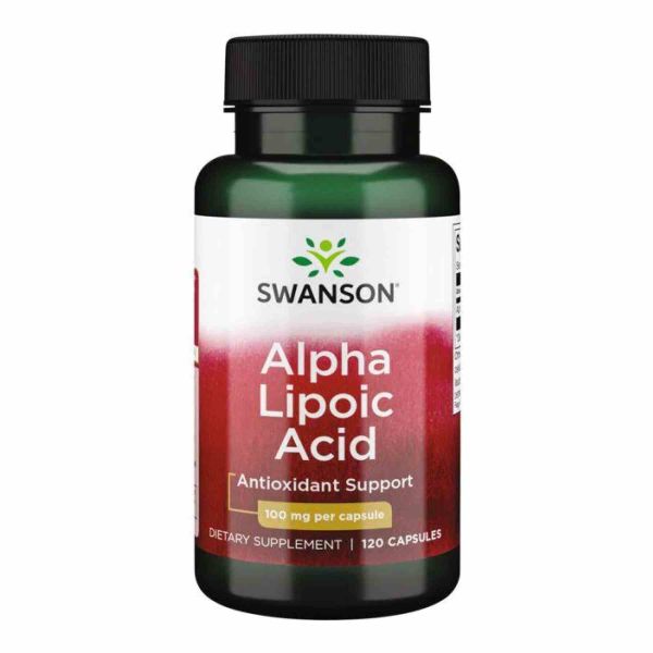 Swanson Alpha Lipoic Acid – Альфа-липоевая кислота для защиты клеток 100 mg - 120caps Swanson Alpha Lipoic Acid – Альфа-липоевая кислота для защиты клеток 100 mg - 120caps