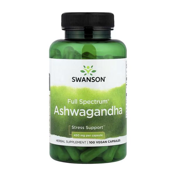 Swanson Ashwagandha – Натуральна антистресова формула з коренем ашваганди 450 мг - 100caps Swanson Ashwagandha – Натуральна антистресова формула з коренем ашваганди 450 мг - 100caps