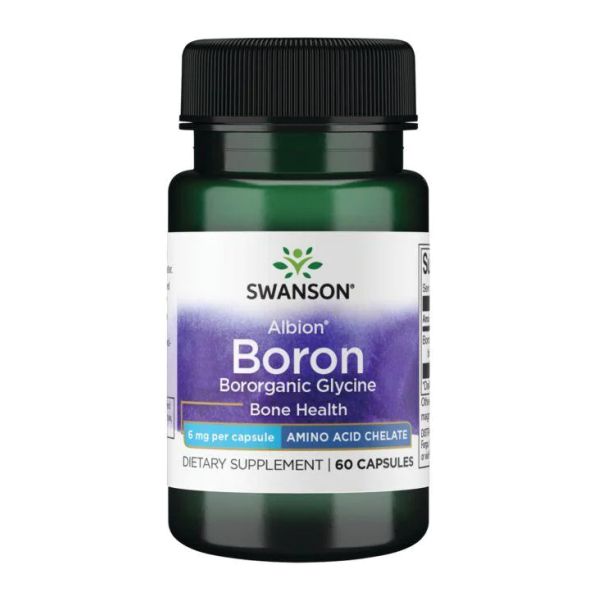 Бор Swanson Boron Boroganic Glycine 6mg - 60caps Бор Swanson Boron Boroganic Glycine 6mg - 60caps