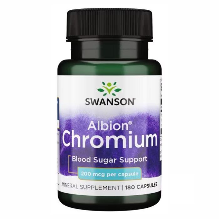 Swanson, Albion, хром, Chelated Chromium 200mcg - 180caps