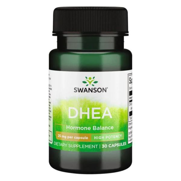 Swanson DHEA 25 мг – Поддержка гормонального баланса и жизненной силы - 30 caps Swanson DHEA 25 мг – Поддержка гормонального баланса и жизненной силы - 30 caps