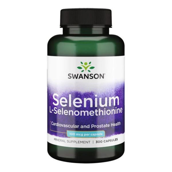 Swanson Selenium – Селен 100 мкг для серця, щитовидної залози, імунітету та простати - 300cap Swanson Selenium – Селен 100 мкг для серця, щитовидної залози, імунітету та простати - 300cap