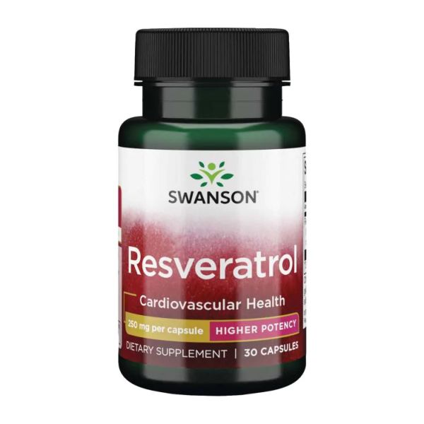 Swanson, ресвератрол, Rezveratrol 250mg - 30caps Swanson, ресвератрол, Rezveratrol 250mg - 30caps