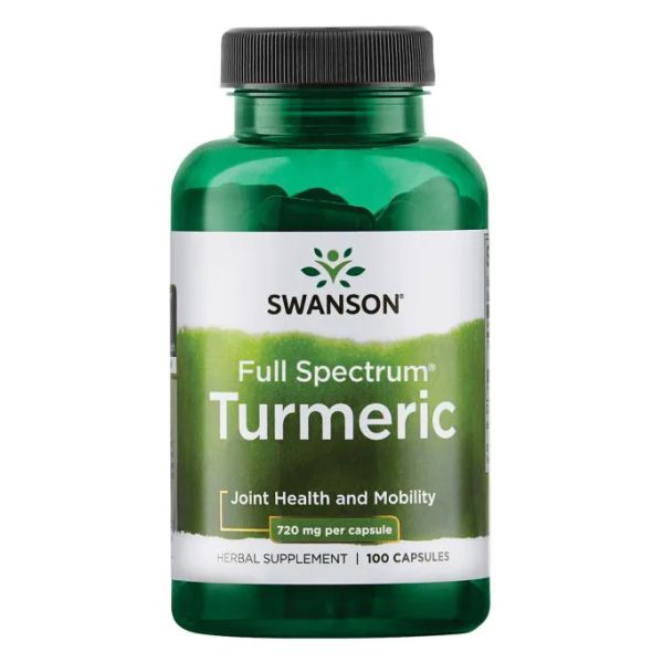 Куркума Swanson ,Turmeric 720 mg - 100 Caps Куркума Swanson ,Turmeric 720 mg - 100 Caps