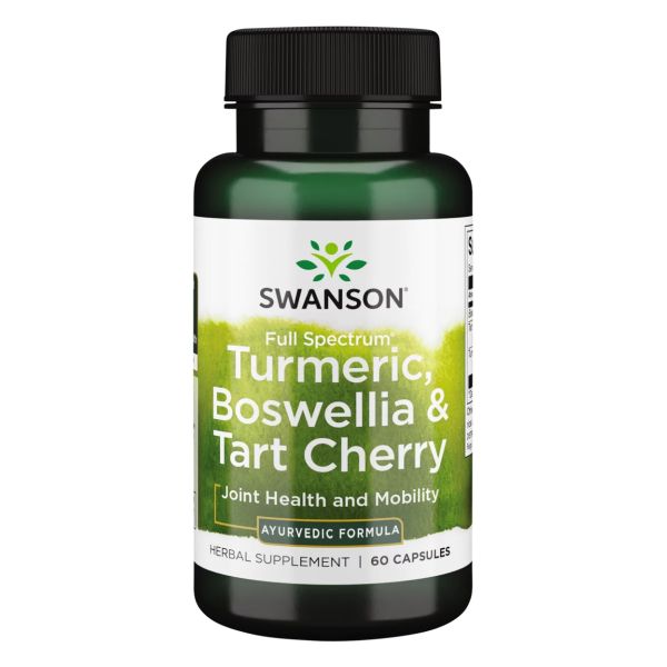 Swanson Turmeric, Boswellia & Tart Cherry – Аюрведическая поддержка суставов и антиоксидантная формула - 60caps Swanson Turmeric, Boswellia & Tart Cherry – Аюрведическая поддержка суставов и антиоксидантная формула - 60caps