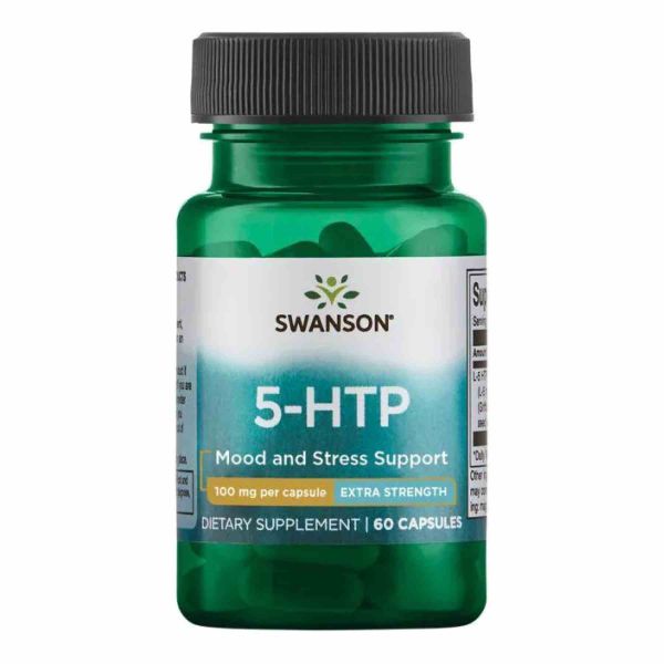Swanson, 5-HTP, посиленої дії, 100 mg - 60 caps Swanson, 5-HTP, посиленої дії, 100 mg - 60 caps