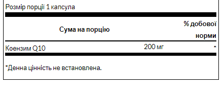 Спец Вітаміни Swanson Ultra CoQ10 200mg - 30caps