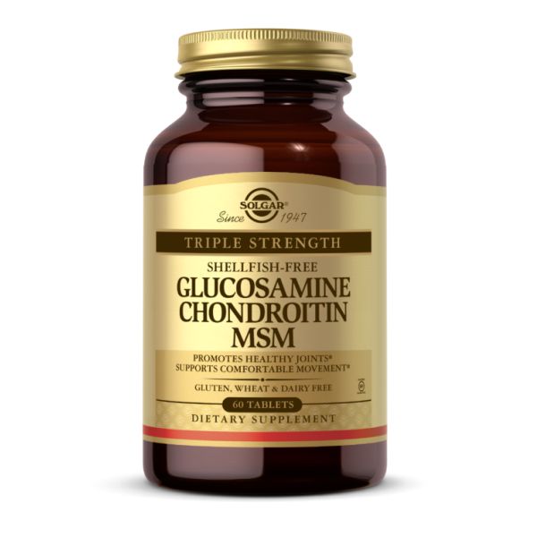 Triple Strength Glucosamine Chondroitin MSM - 60 tabs Triple Strength Glucosamine Chondroitin MSM - 60 tabs