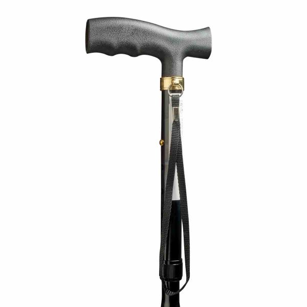 Тростина складна з Т-подібною ручкою, чорний, B3050, NOVA (Тайвань)