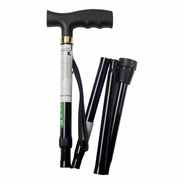 Тростина складна з Т-подібною ручкою, чорний, B3050, NOVA (Тайвань)