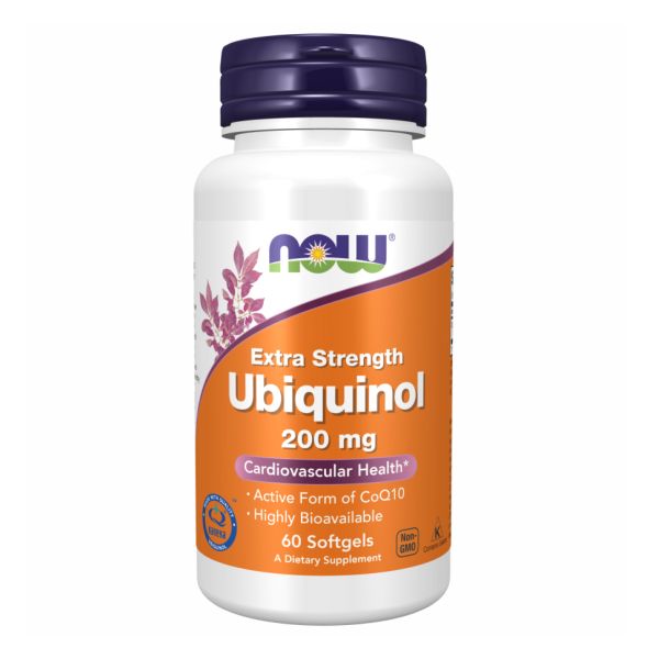 NOW Ubiquinol – активна форма CoQ10 для здоров’я серця та енергії клітин 200 мг - 60 sgels NOW Ubiquinol – активна форма CoQ10 для здоров’я серця та енергії клітин 200 мг - 60 sgels