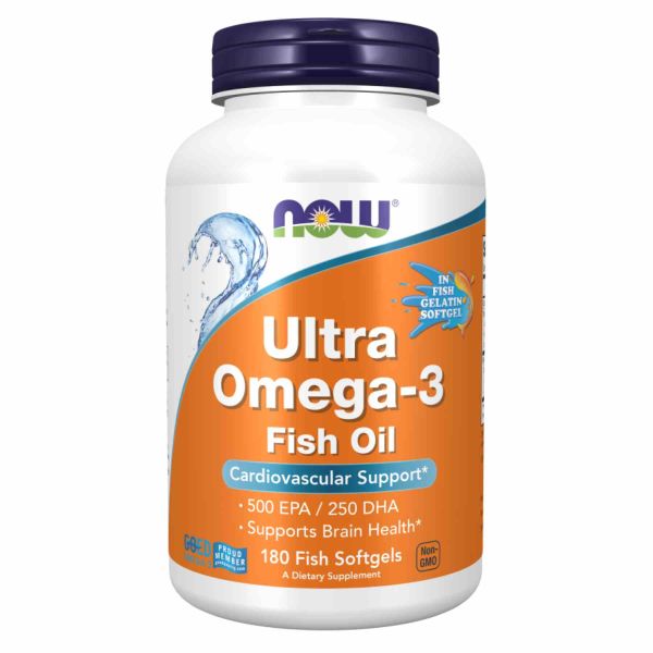 Ultra Omega-3 FO 500/250 Fish Gelatin - 180 Softgels Ultra Omega-3 FO 500/250 Fish Gelatin - 180 Softgels