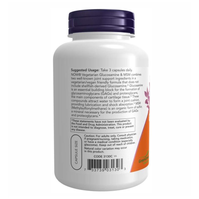 Veg Glucosamin & MSM 500/500 - 240 vcaps