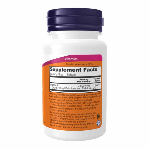 Vitamin A 25,000 IU - 250 softgels