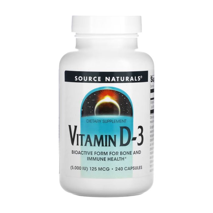 Vitamin D-3 5000 IU - 240 caps (До 12.25)