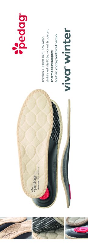 VIVA® WINTER PEDAG 198 - ОРТОПЕДИЧНА КАРКАСНА УСТІЛКА-СУПІНАТОР