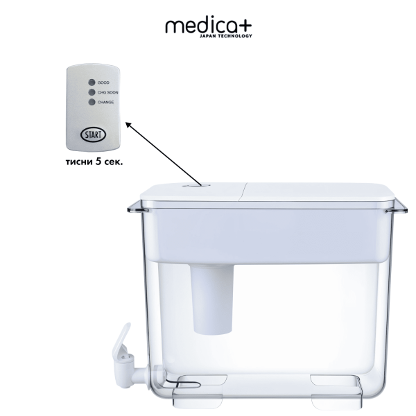 Фильтр для воды с дозатором MEDICA+ (White)