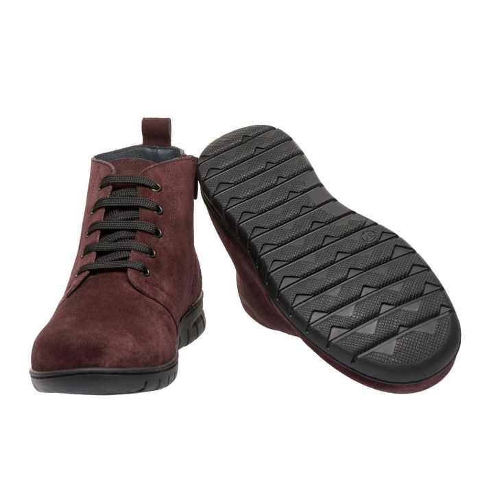 Жіночі анатомічні черевики, бордовий (арт.2515), TM SoftMode (Туреччина)