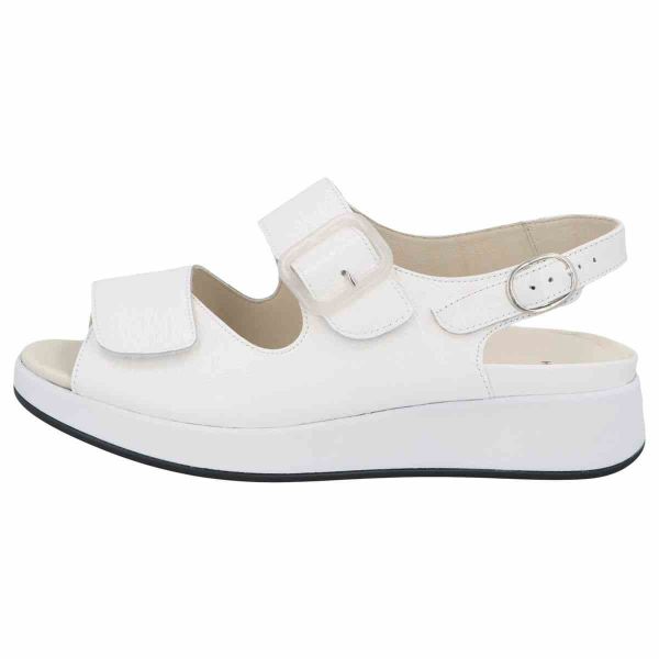 Жіночі босоніжки Hannah, білий лак (арт.7 75032 10300), Solidus (Німеччина)