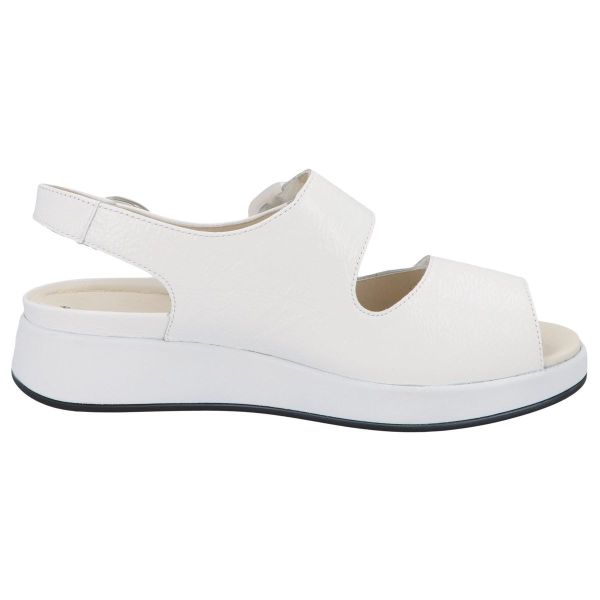 Жіночі босоніжки Hannah, білий лак (арт.7 75032 10300), Solidus (Німеччина)